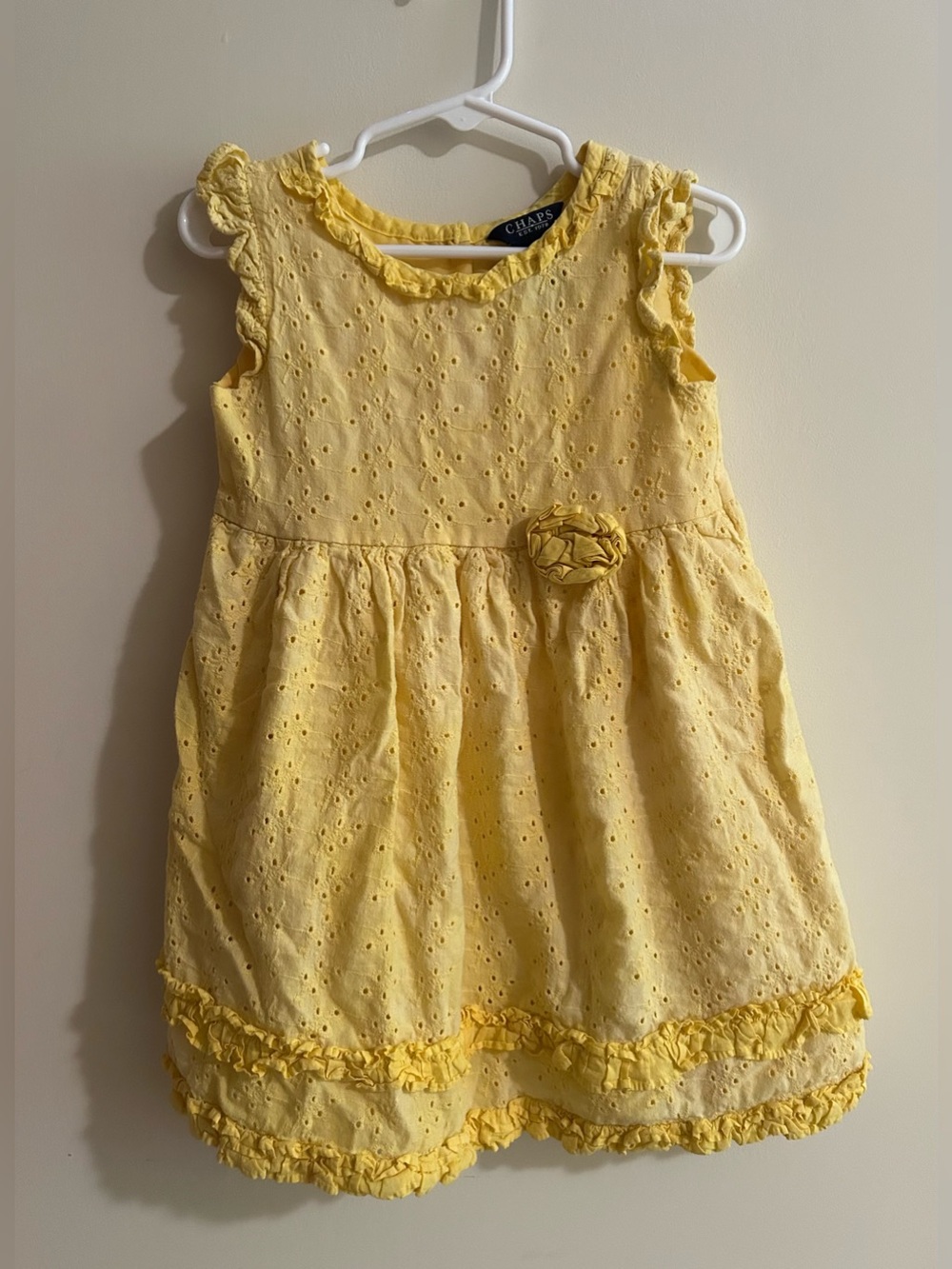 CHAPS Yellow Girls Dress